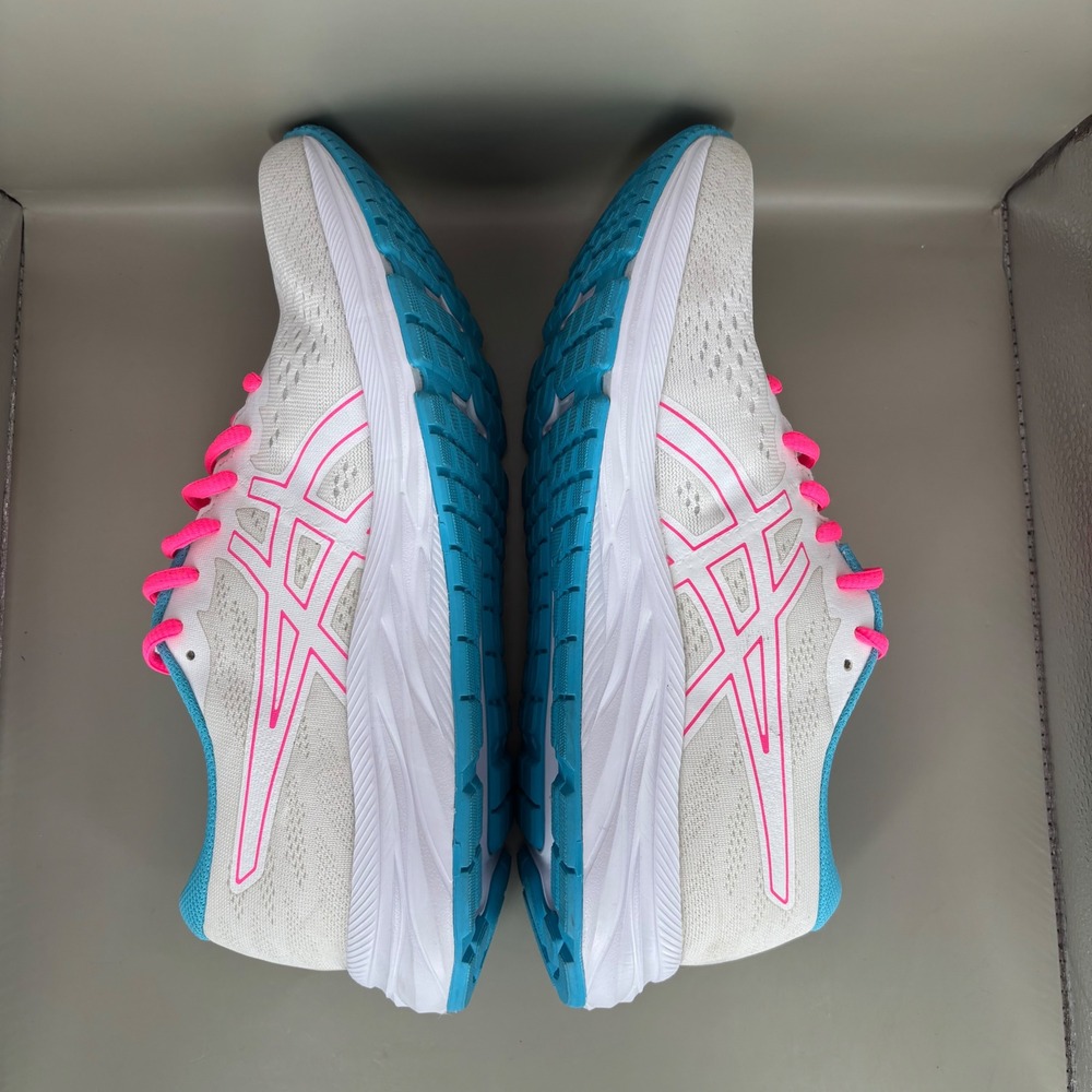 ASICS Gel-Excite 7 Womens Running Shoes White Pink Blue 1012A562 Size 9.5 - Picture 5 of 7